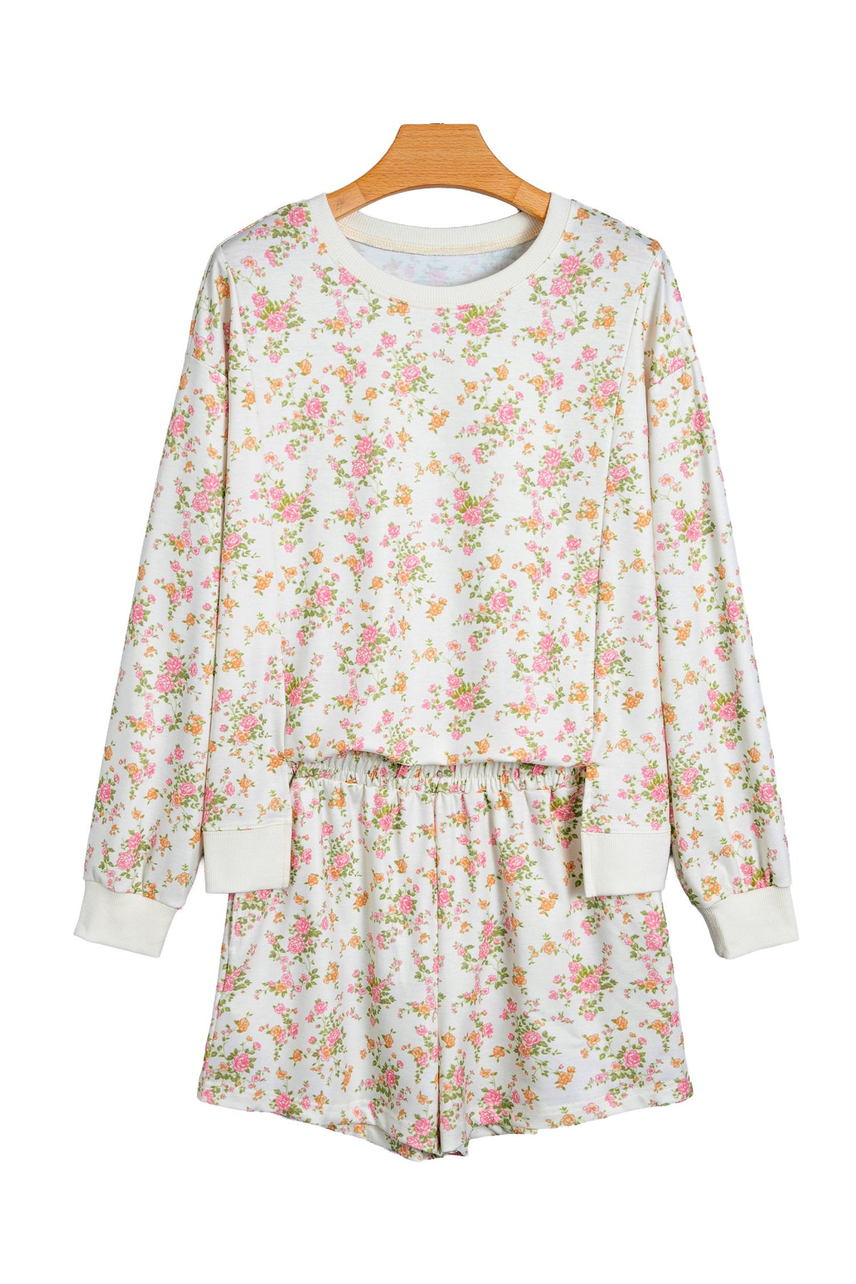 Floral Print 2pcs Set