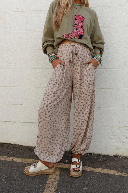 Emberlyn Wide Leg Cinched Pants