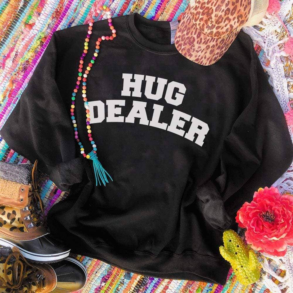 Hug Dealer Black Sweatshirt