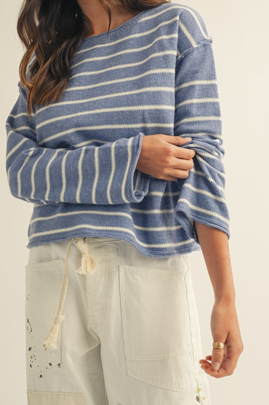 Morning Soft Stripes Relaxed Loose