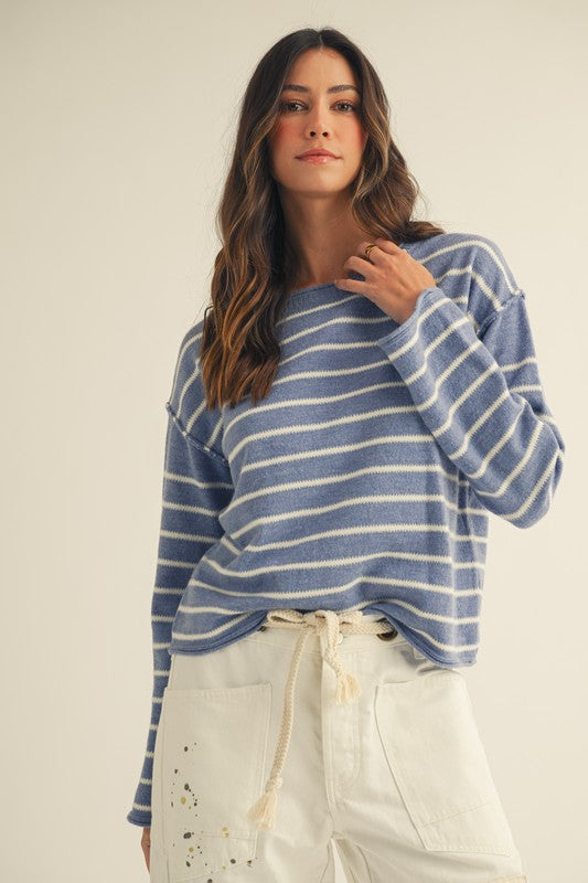 Morning Soft Stripes Relaxed Loose
