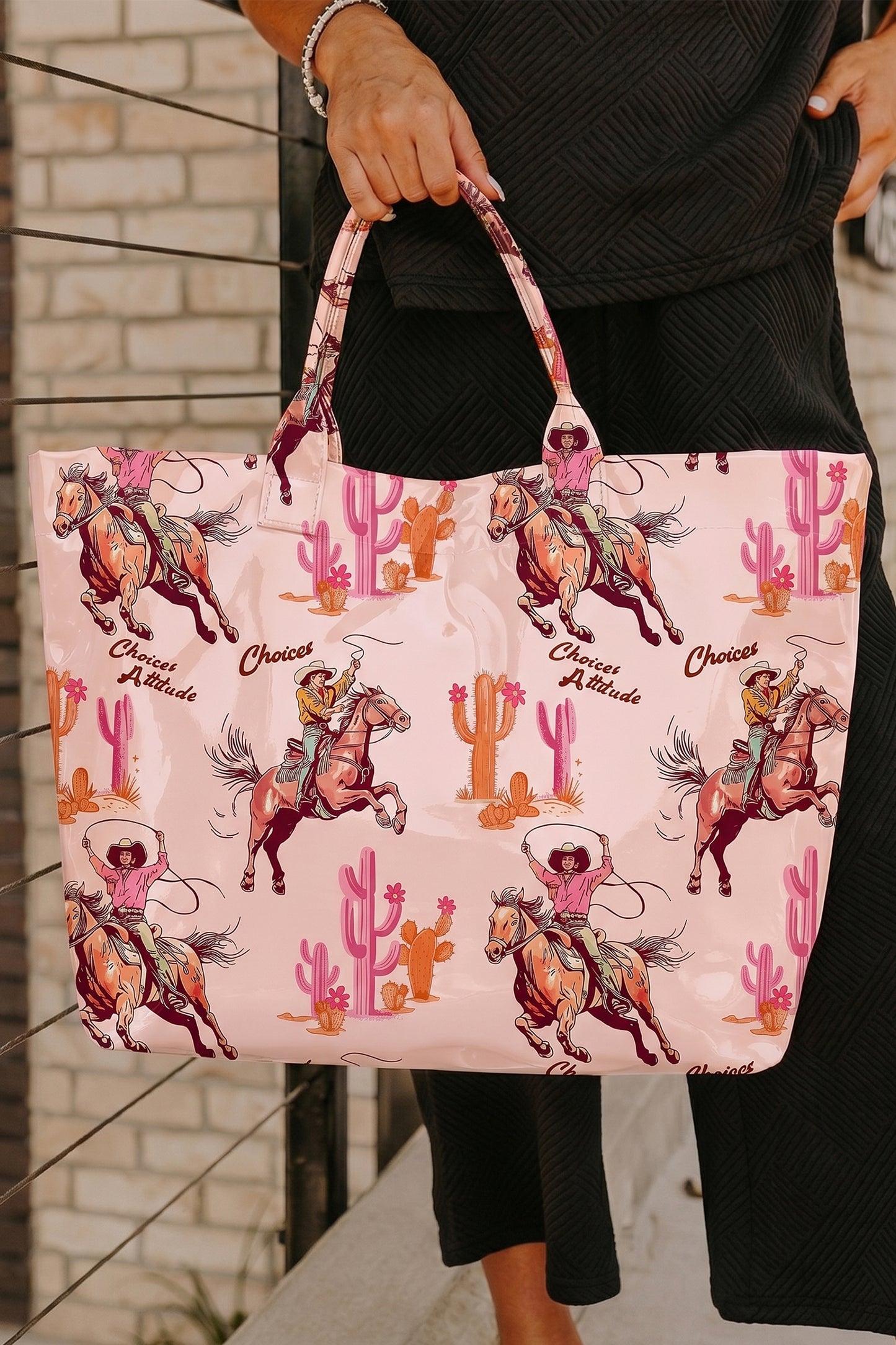 Vinyl Glossy Tote