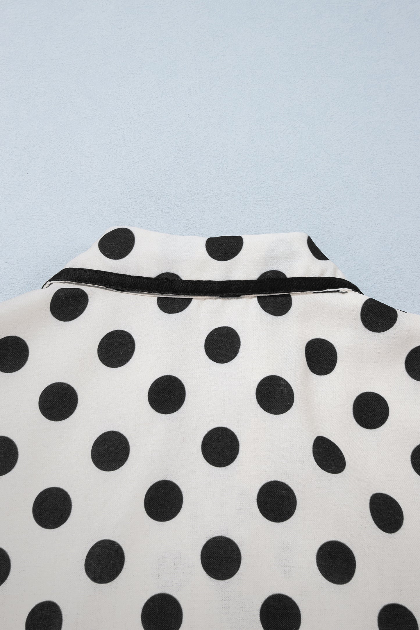 White Polka Dot Mini Dress