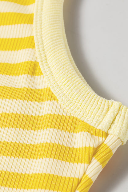 Ribbed Knit Slim Tank Top