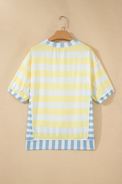 Patchwork Oversized Top