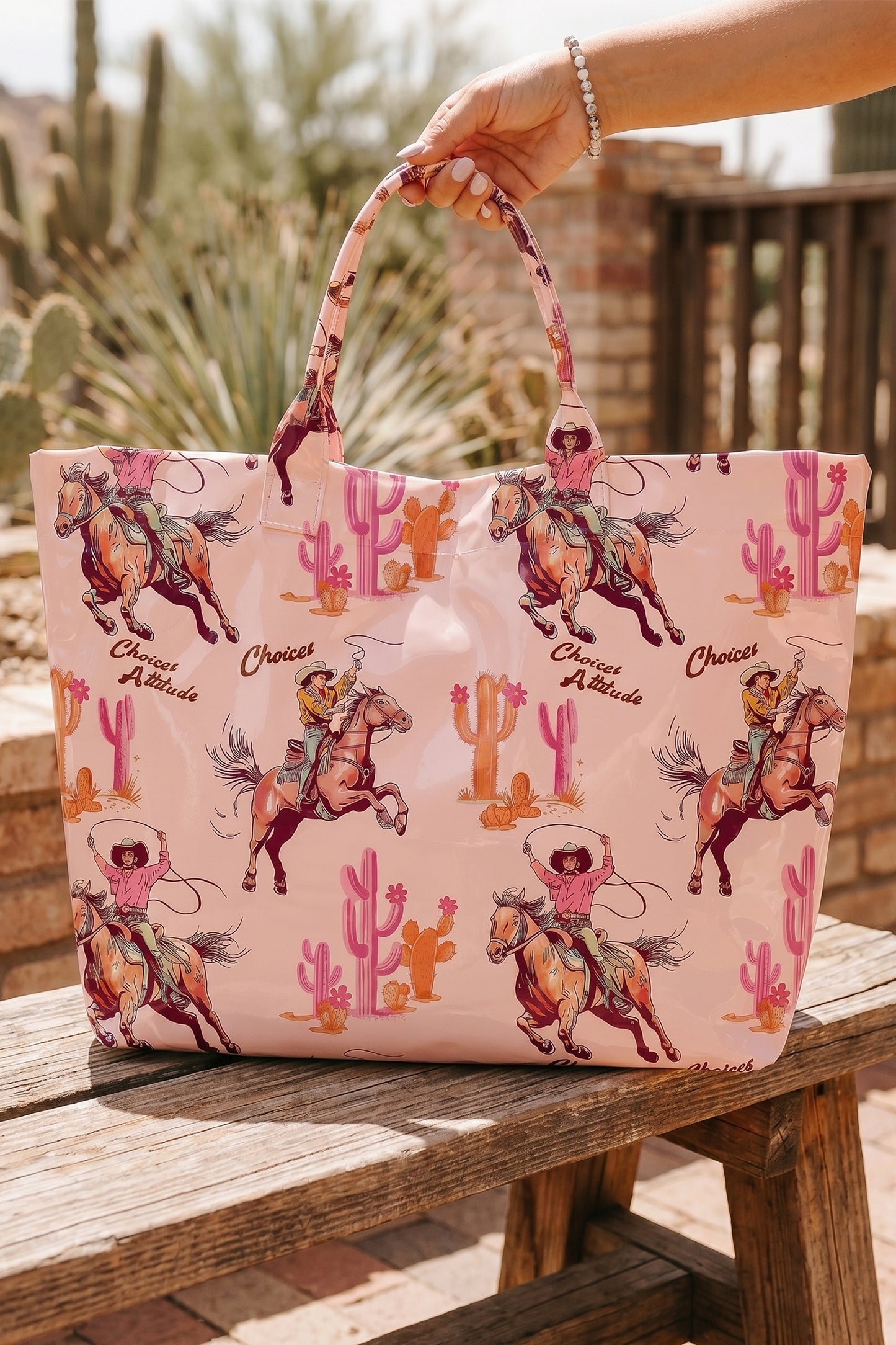 Vinyl Glossy Tote