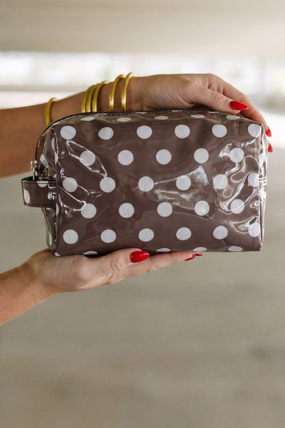 Polka Dot Makeup Bag