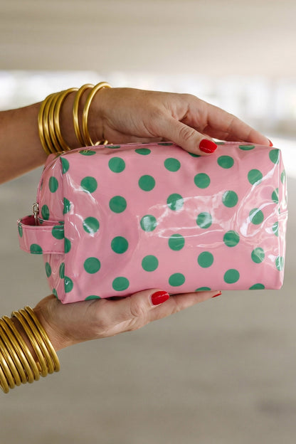 Polka Dot Makeup Bag
