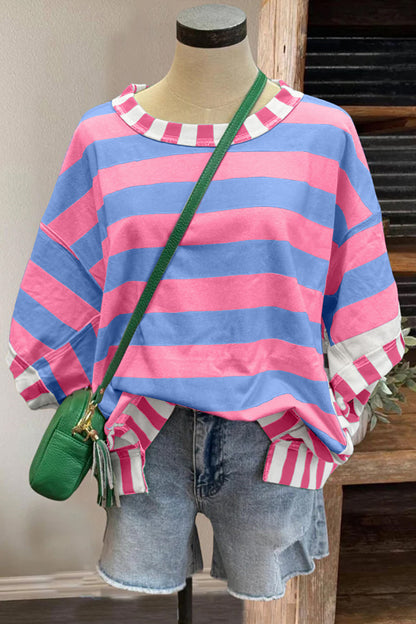 Patchwork Oversized Top