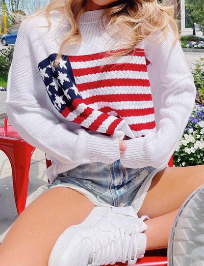Stars, Stripes & Cozy Sweater
