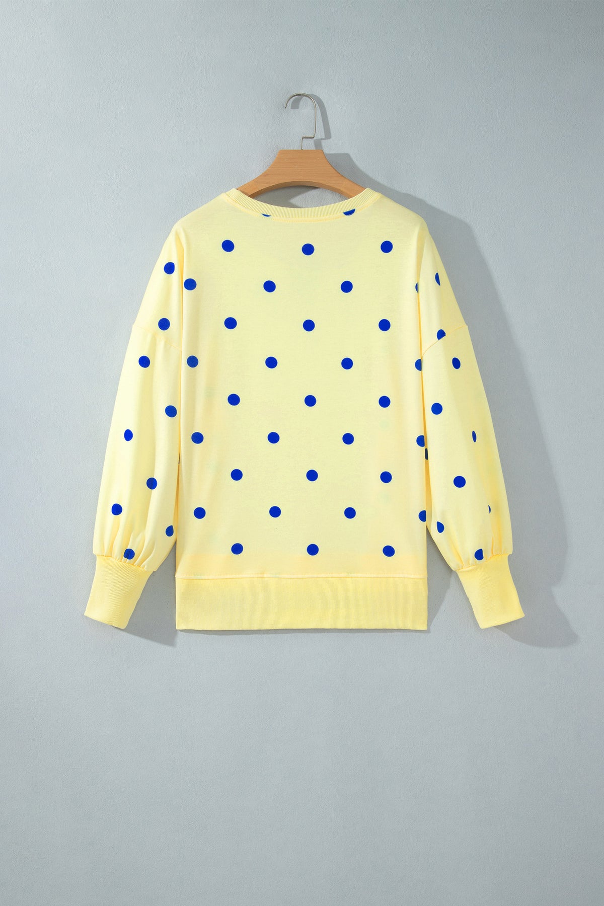 Loose Long Sleeve Split Hem Pullover Top