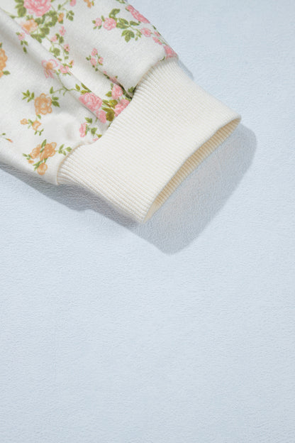 Floral Print 2pcs Set