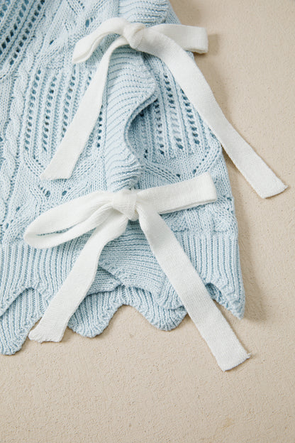 Knit Short Sleeve Sweater