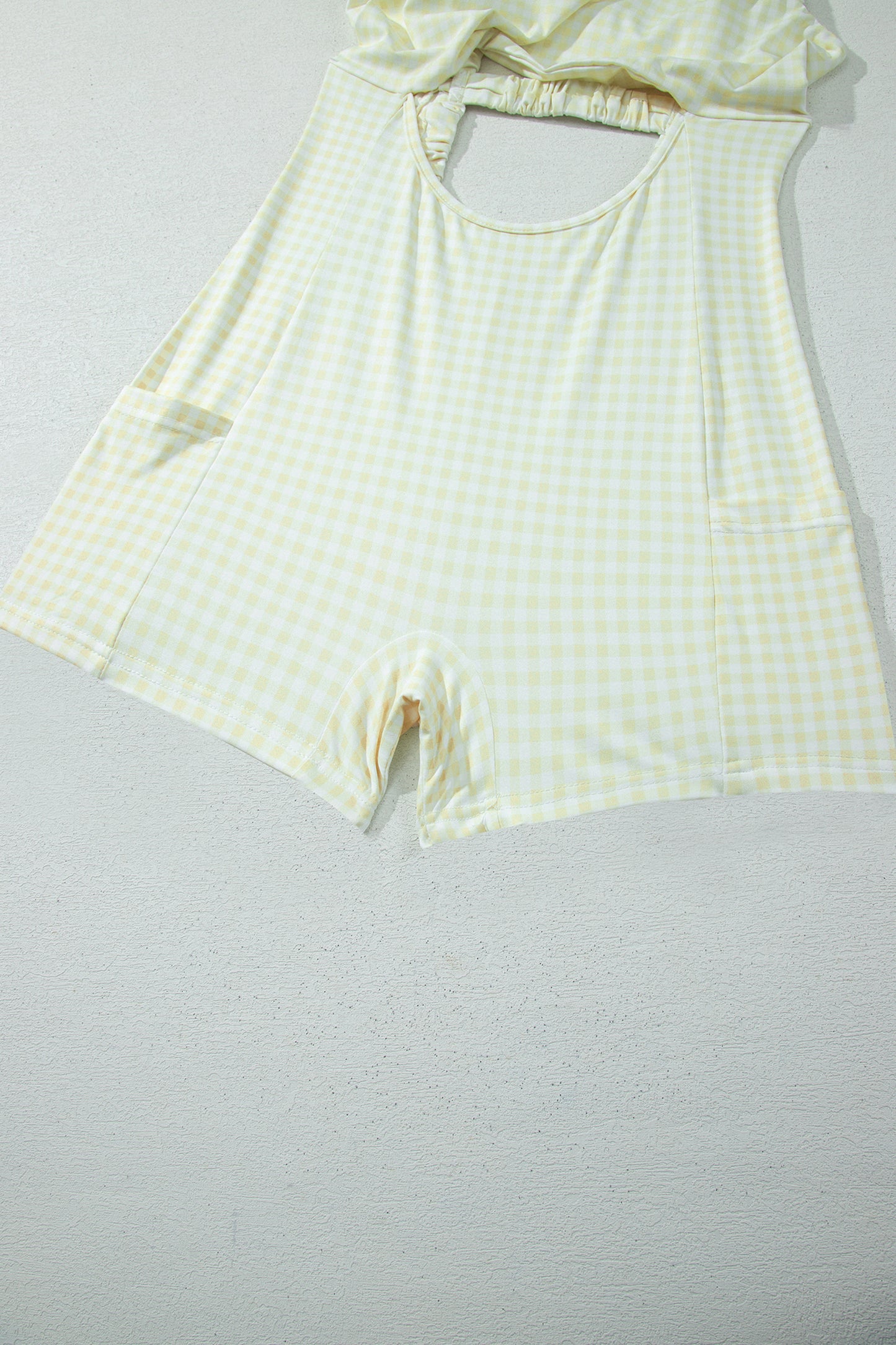 Gingham Loose Mini Dress
