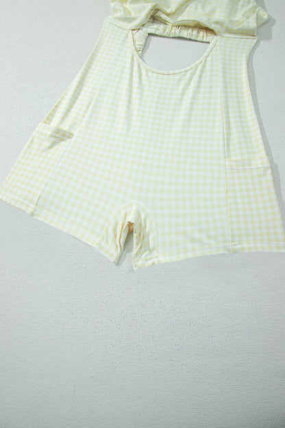 Gingham Loose Mini Dress
