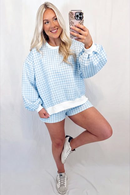 Plaid Baggy 2pcs Outfit