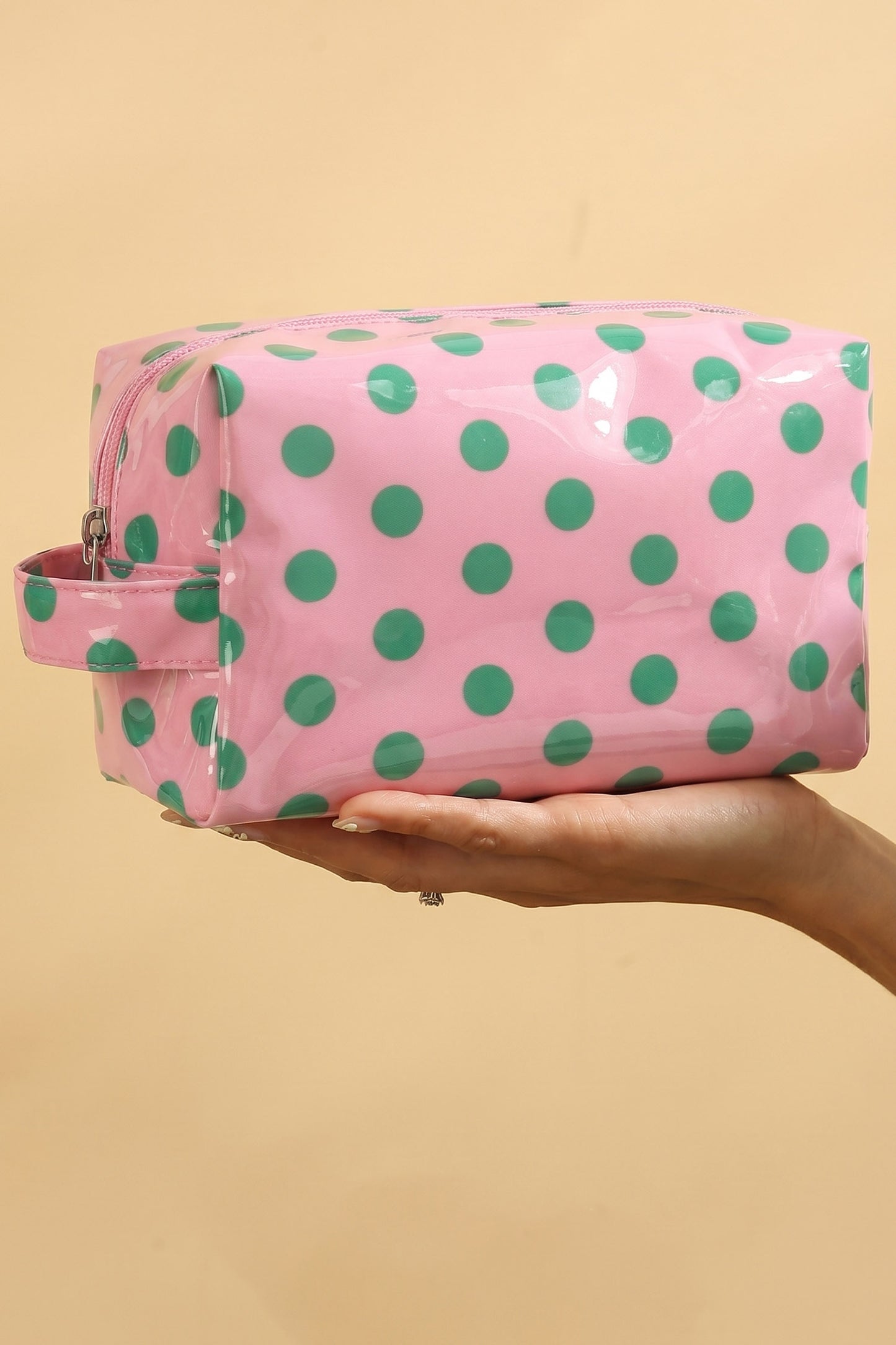 Polka Dot Makeup Bag