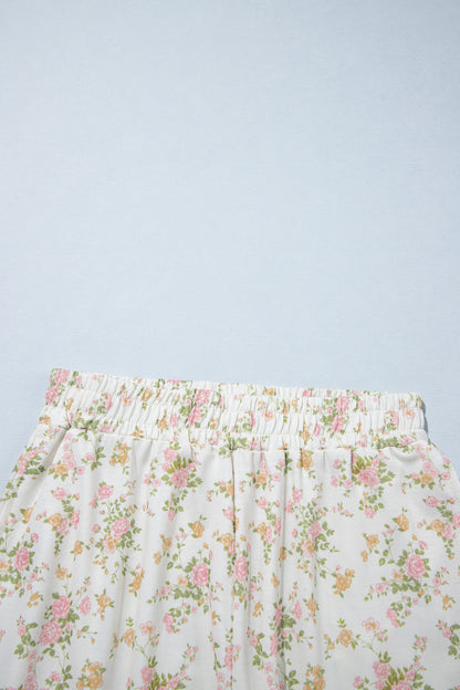 Floral Print 2pcs Set