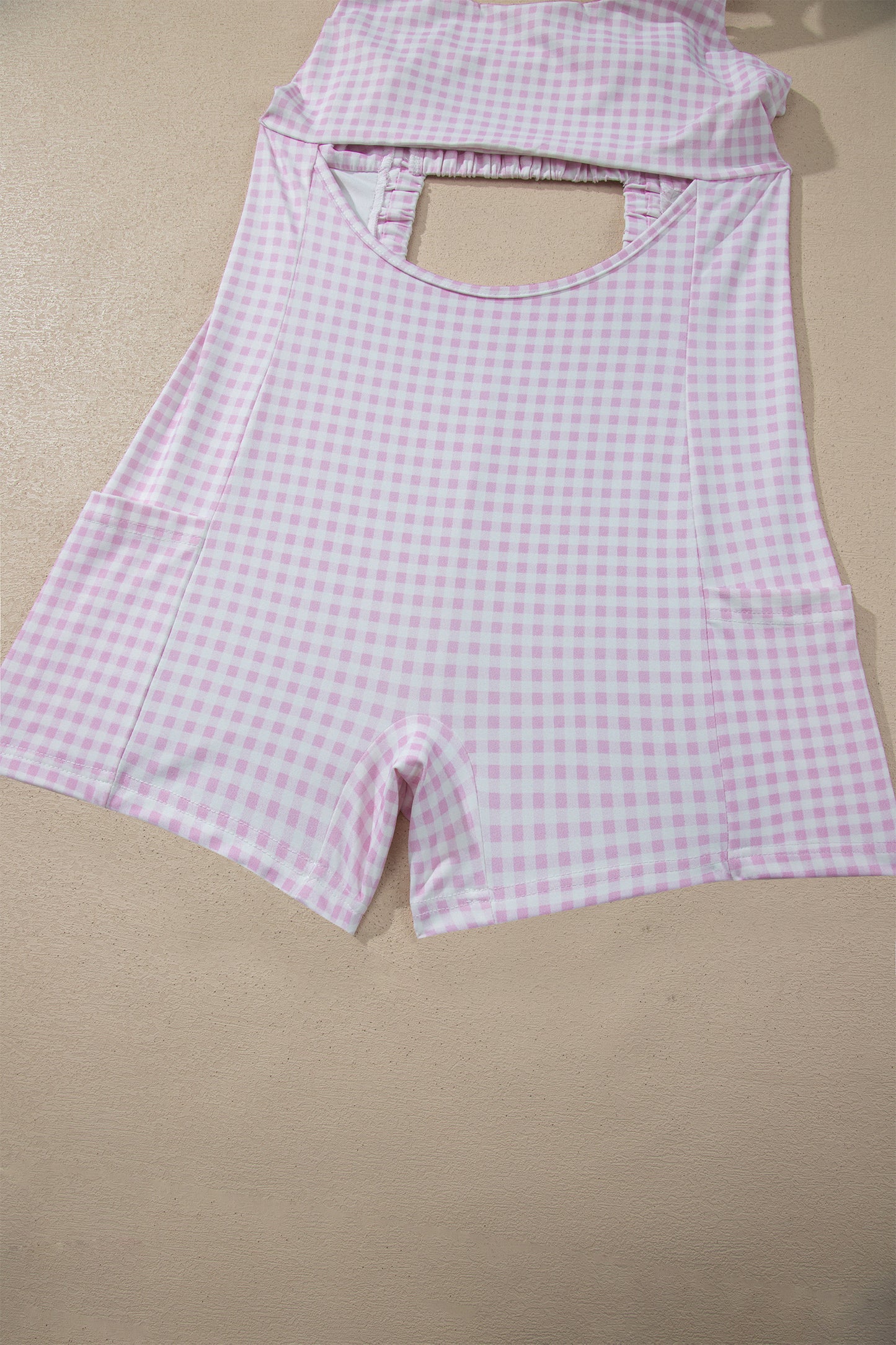 Gingham Loose Mini Dress