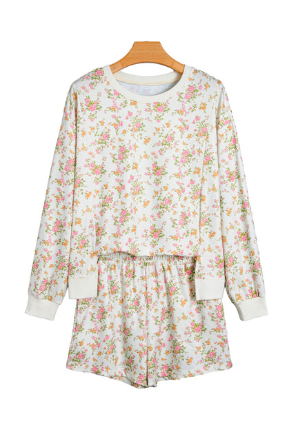 Floral Print 2pcs Set