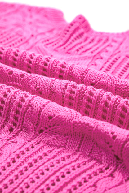Knit Short Sleeve Sweater