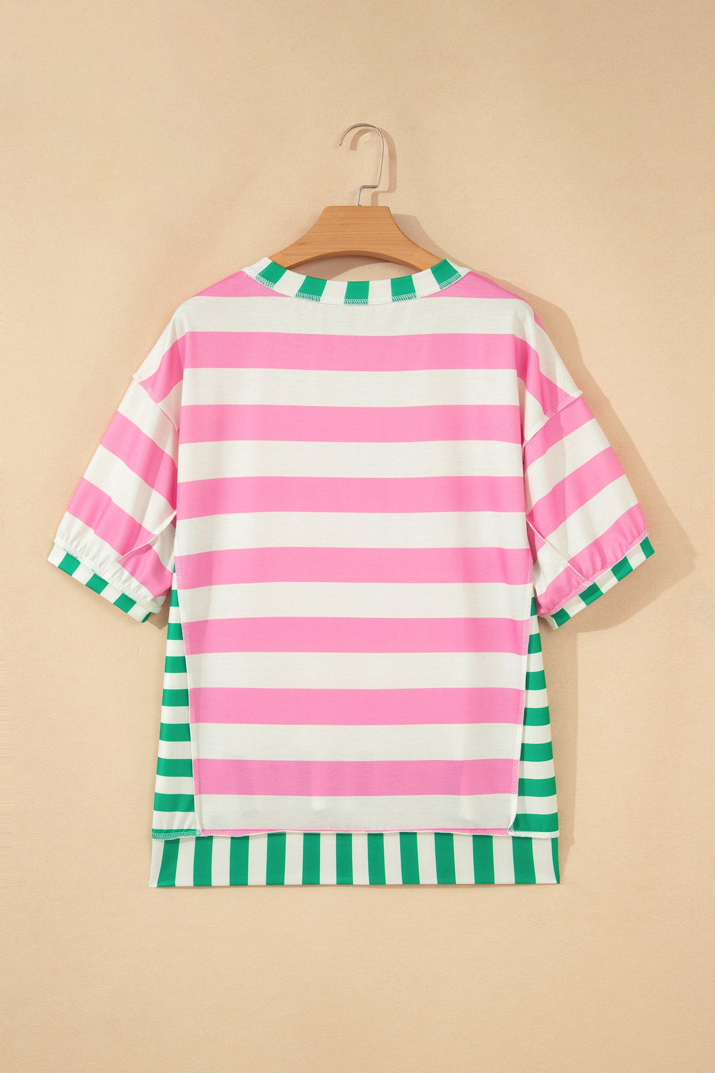 Patchwork Oversized Top