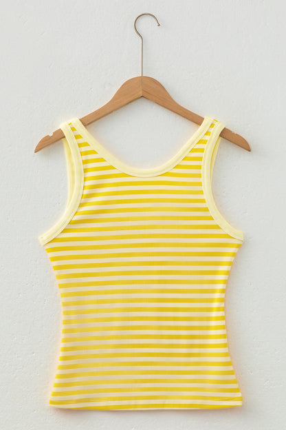 Ribbed Knit Slim Tank Top