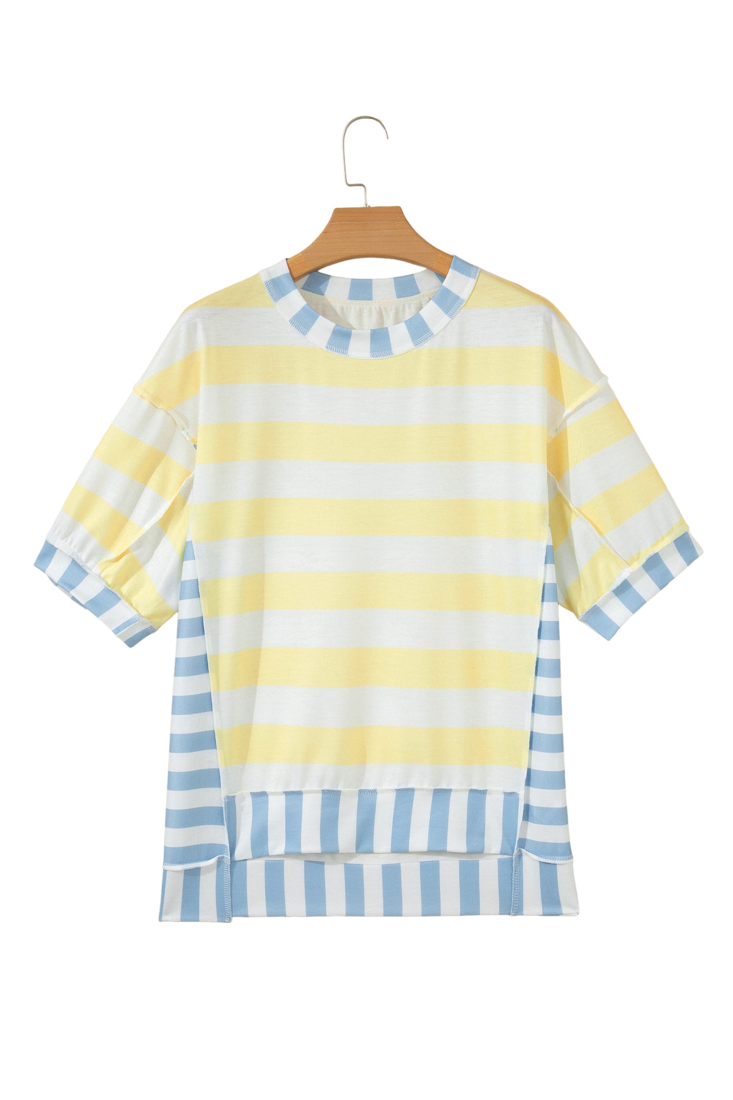 Patchwork Oversized Top