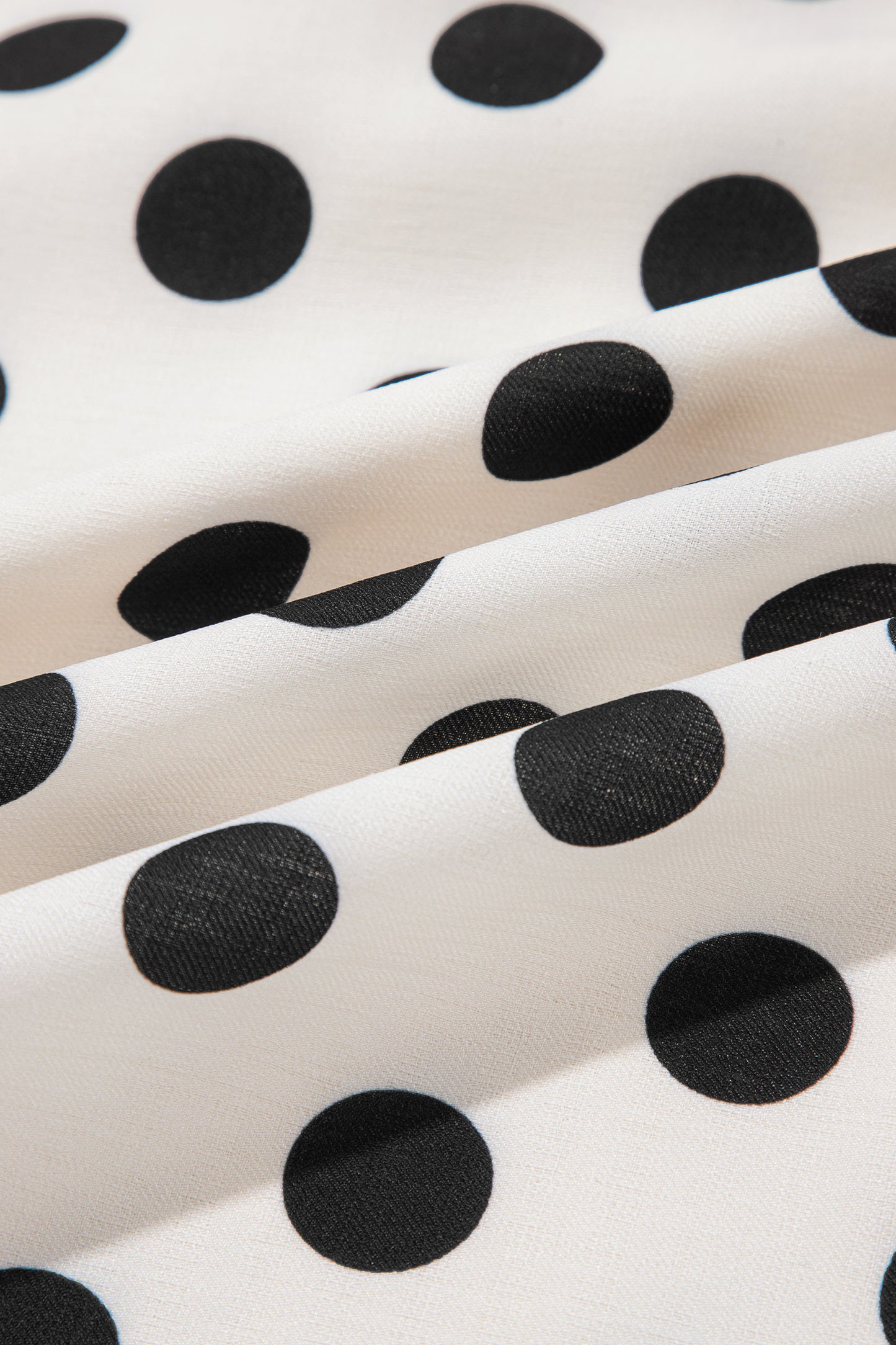 White Polka Dot Mini Dress