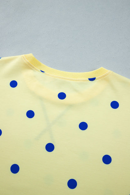 Loose Long Sleeve Split Hem Pullover Top