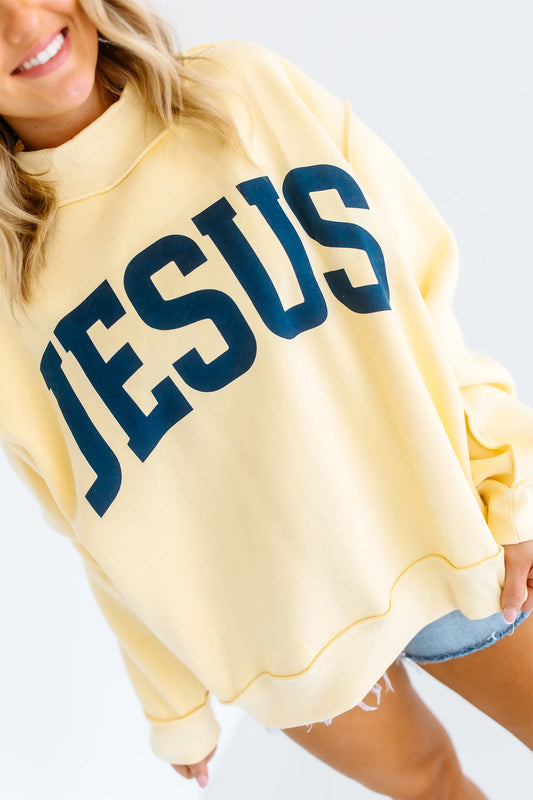 Jesus Oversized Tunic Plus Size Sweatshirt
