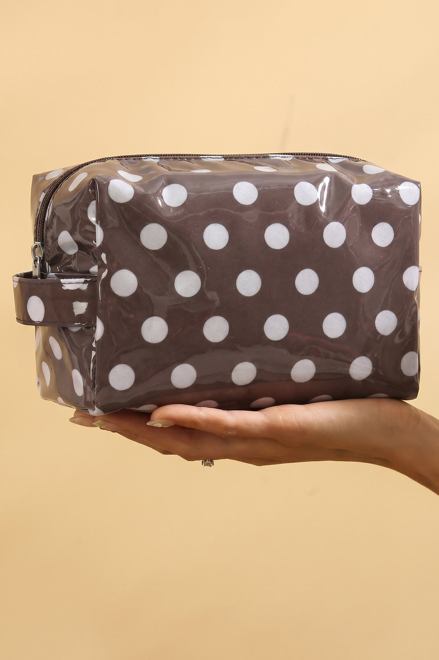 Polka Dot Makeup Bag