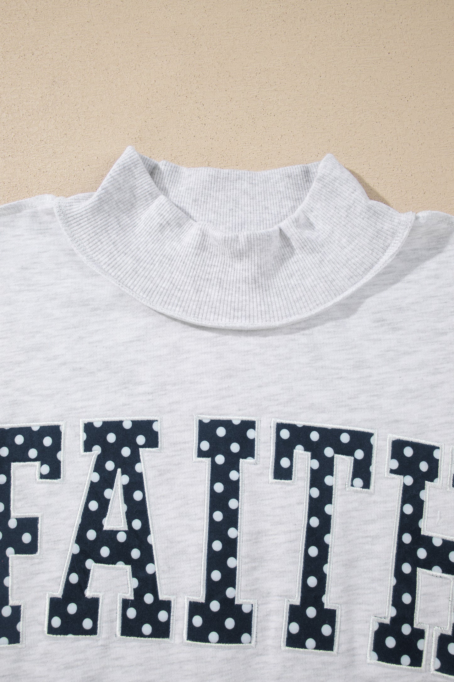 Faith Mock neck Sweatshirt