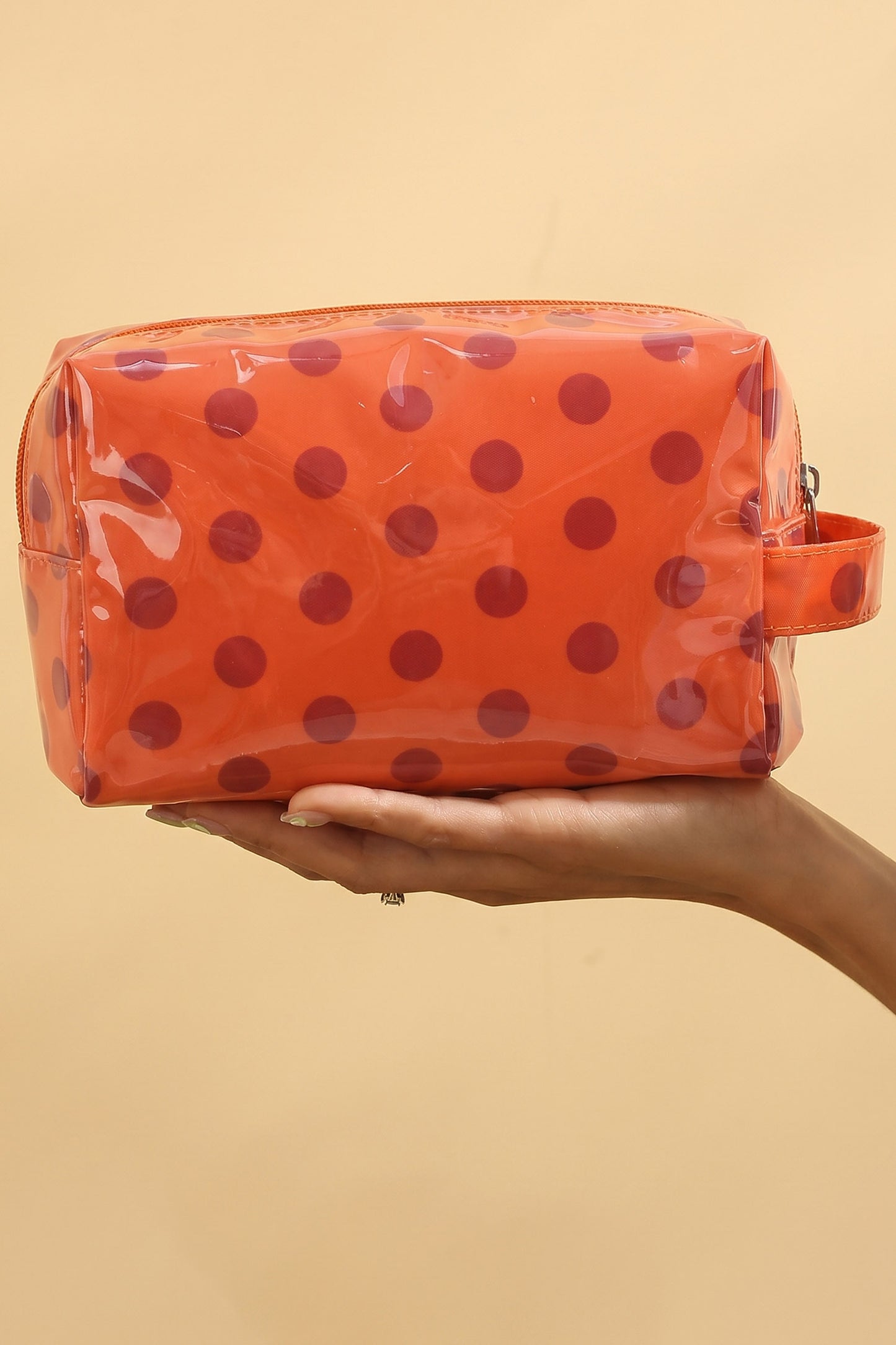 Polka Dot Makeup Bag