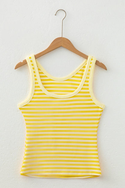 Ribbed Knit Slim Tank Top
