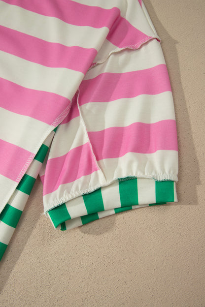 Patchwork Oversized Top