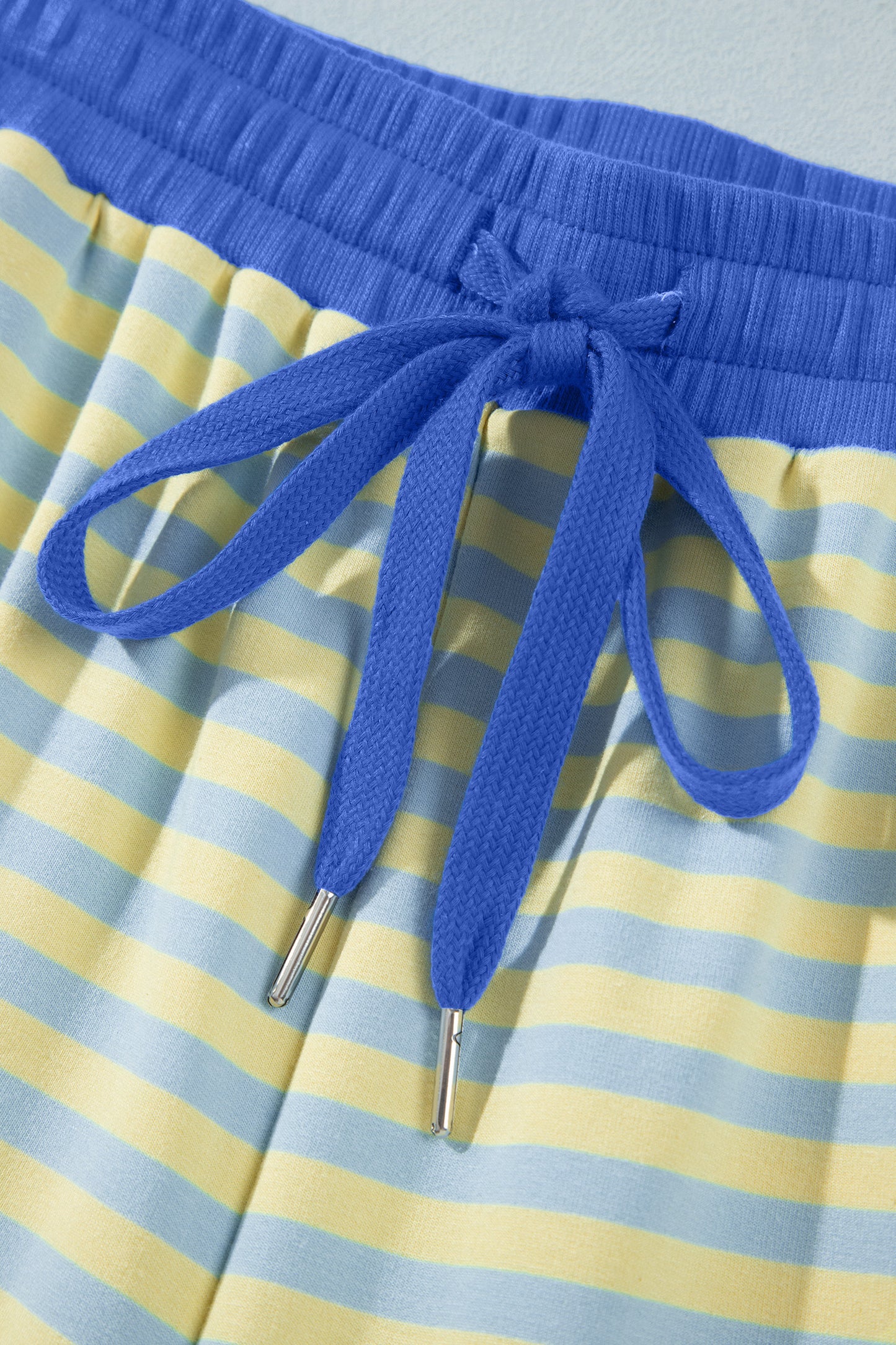Loose Tee Drawstring Elastic Waist 2pcs Pant Set