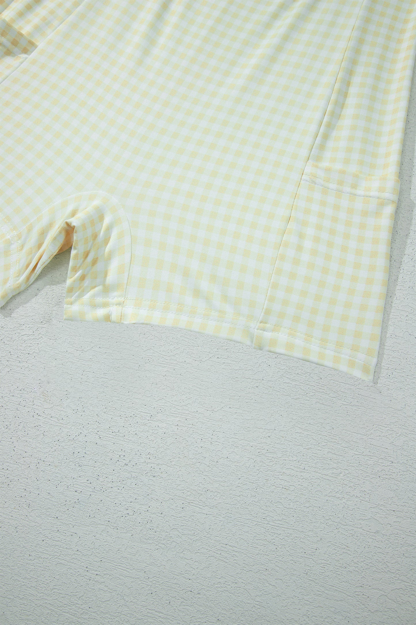 Gingham Loose Mini Dress
