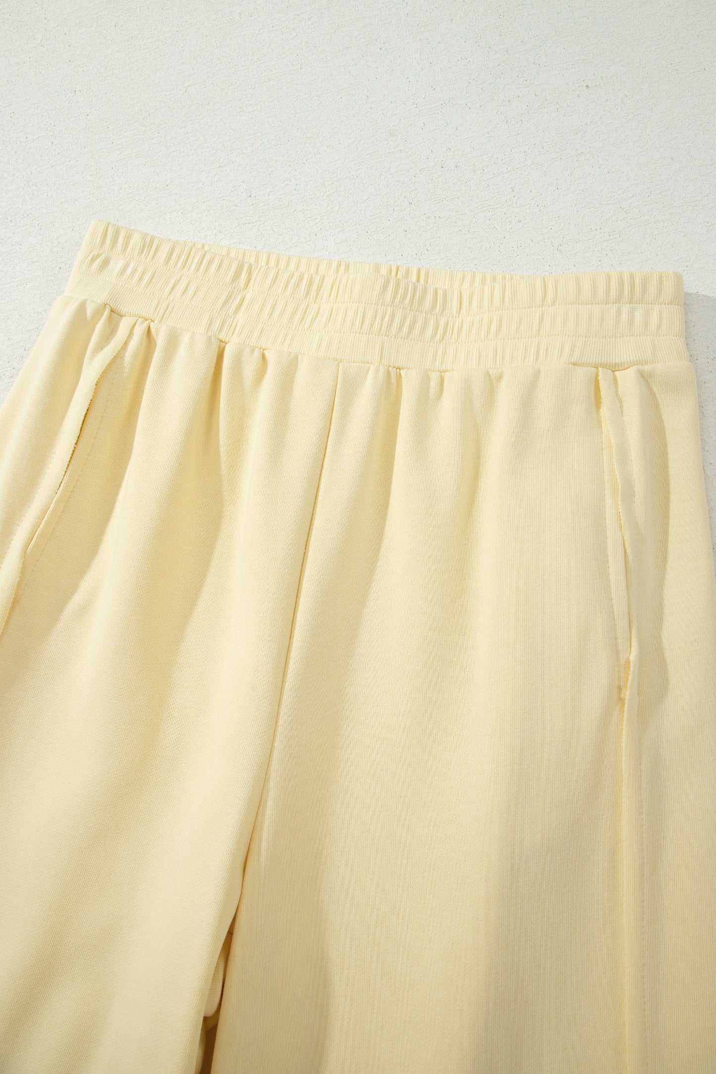 Slim Ribbed Tank Top and Sweatpants Set