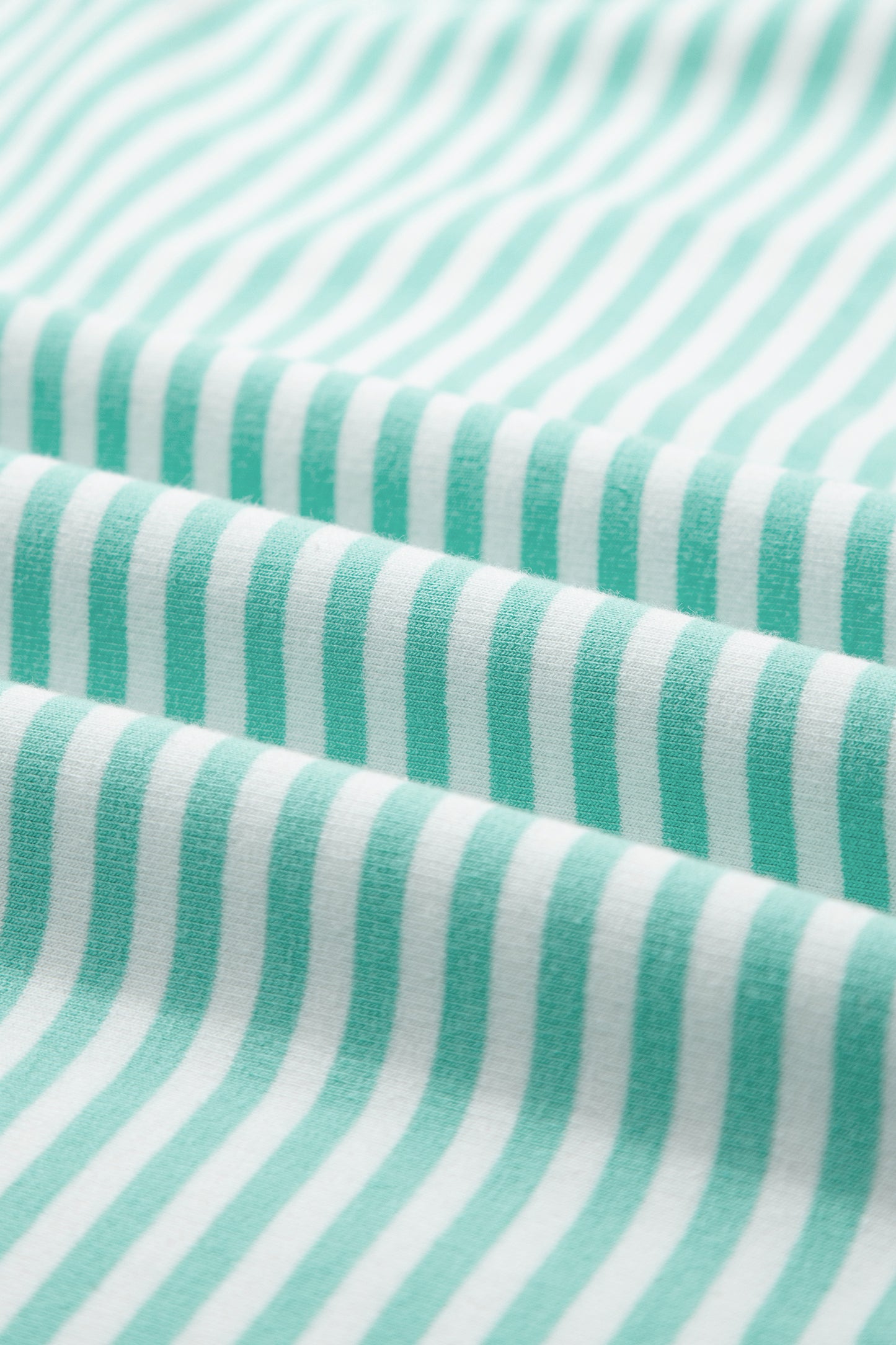 Sky Blue Stripe Oversize Mock Neck Sweatshirt and Shorts Set