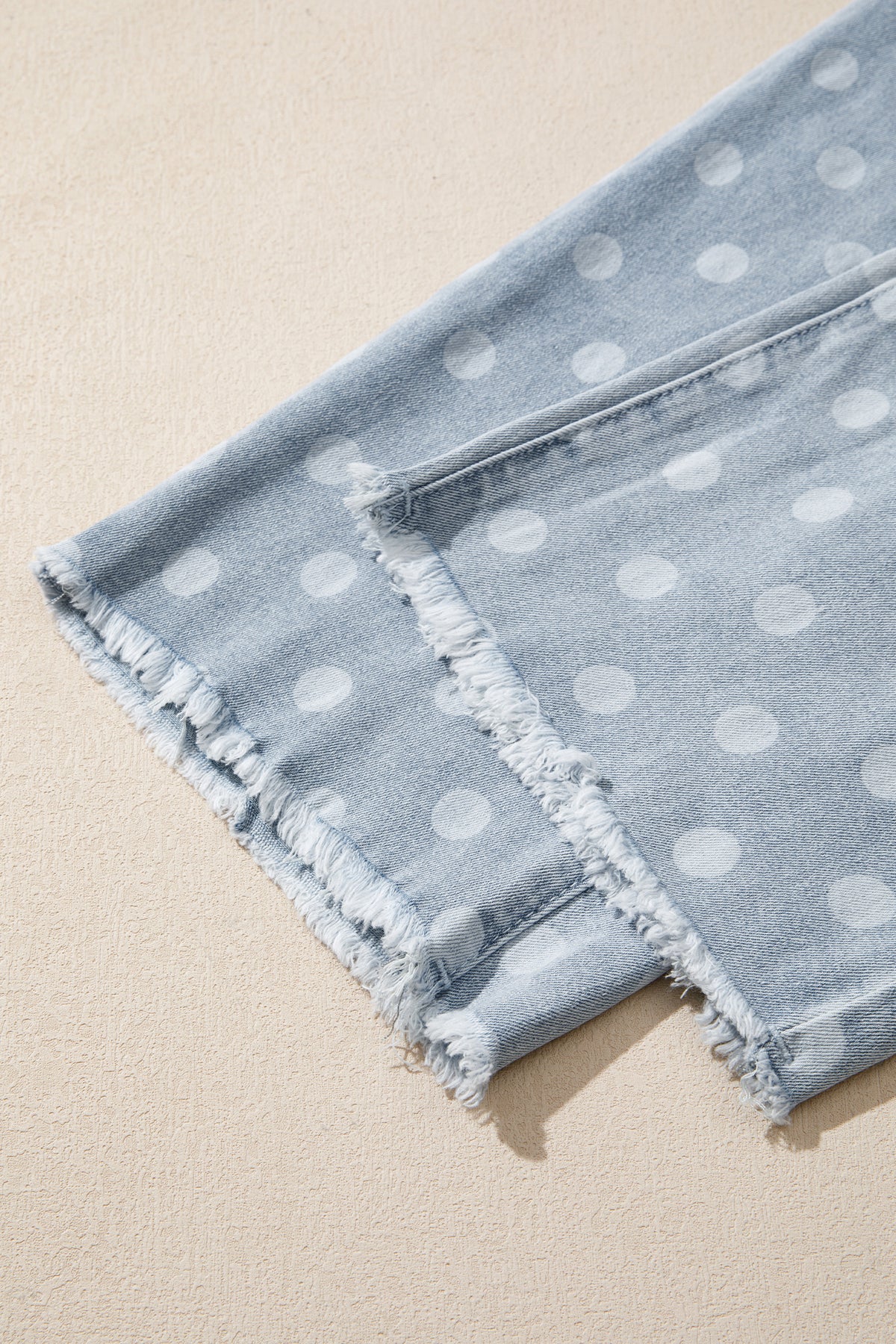 Polka Dot Casual Slim Fit Jeans