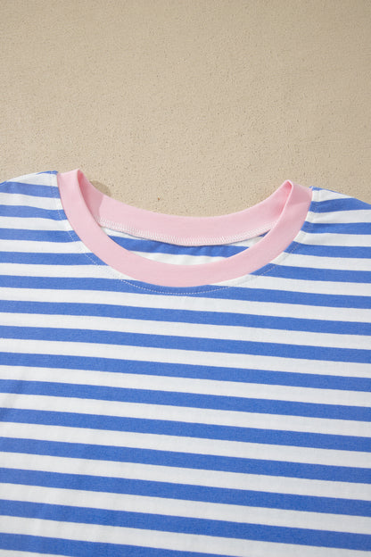 Sky Blue Stripe 2pcs Set