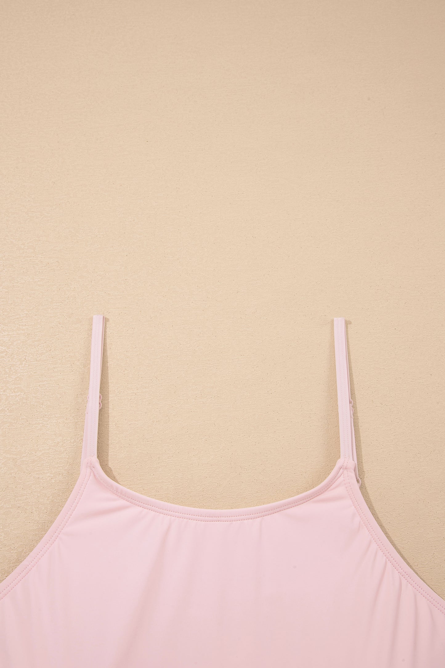 Build-in Shorts Sleeveless Dress With Short Two Piece Set