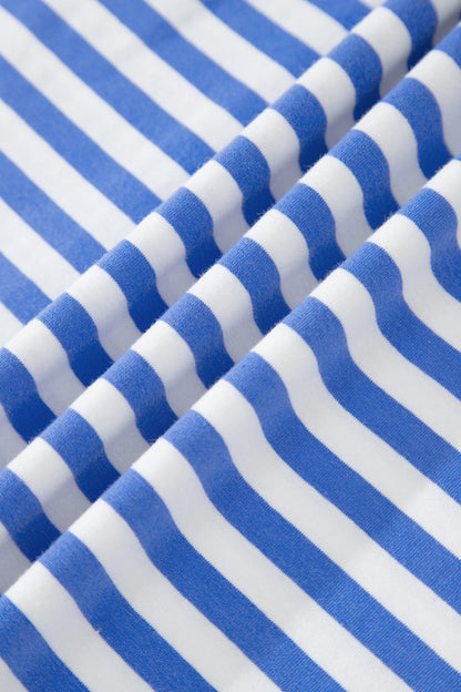 Sky Blue Stripe 2pcs Set