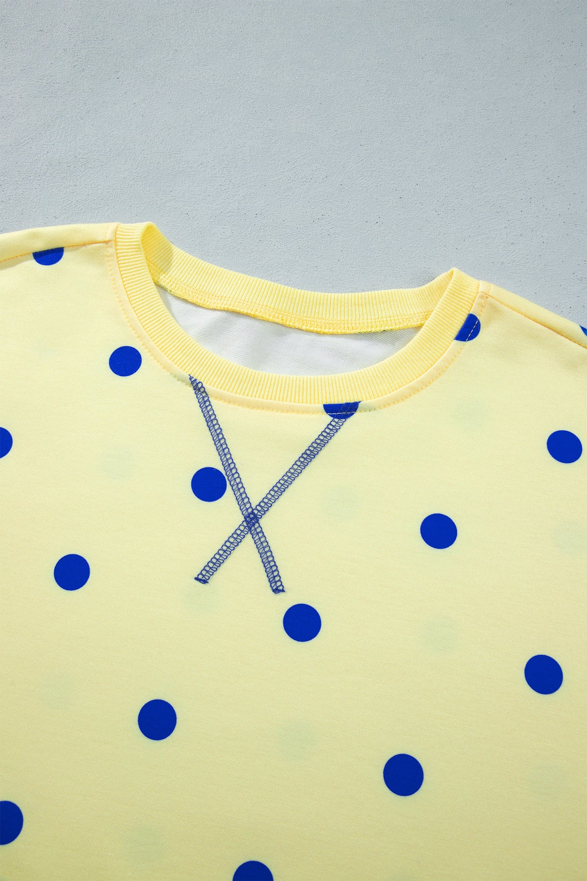 Loose Long Sleeve Split Hem Pullover Top