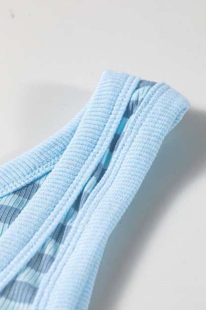 Ribbed Knit Slim Tank Top