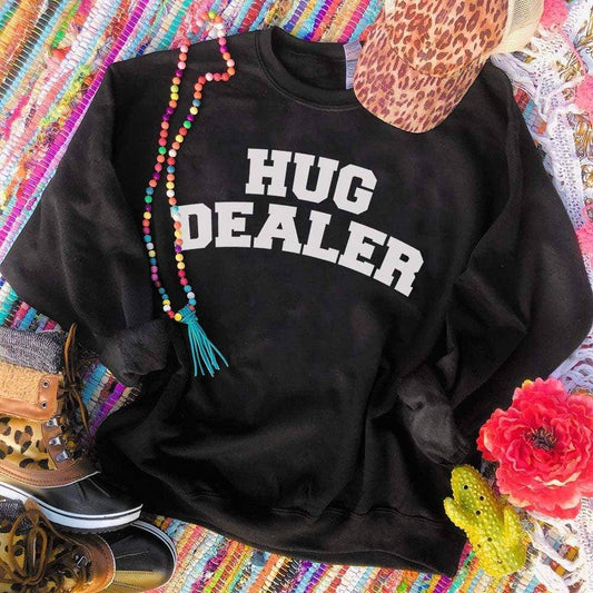 Hug Dealer Black Sweatshirt