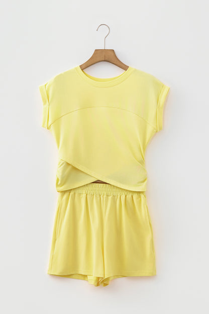 Casual Two Piece Short Set