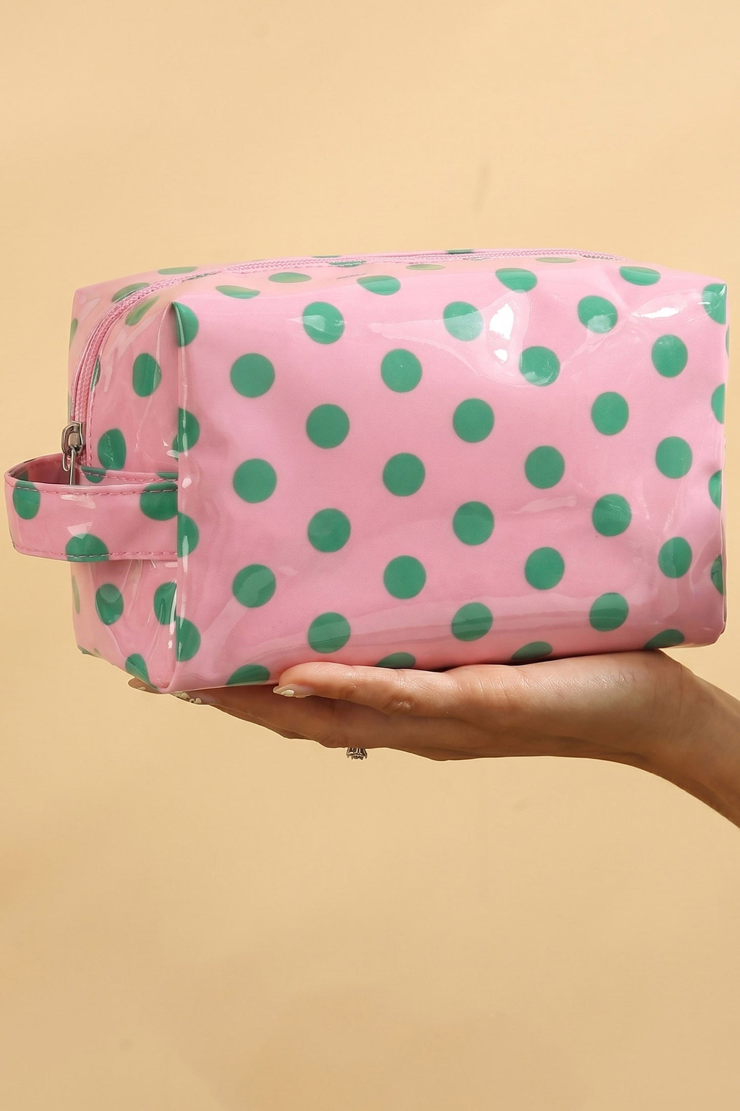 Polka Dot Makeup Bag