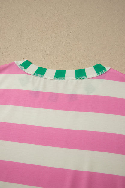Patchwork Oversized Top